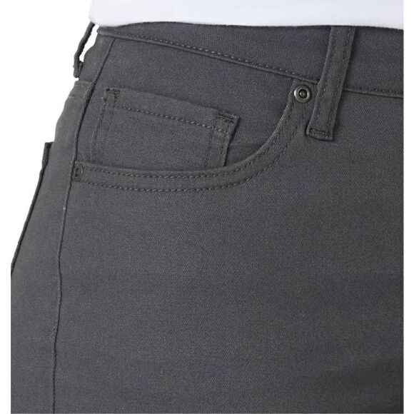 LEE Women’s 18 Medium Mid-Rise Straight Leg Jeans in Charcoal - Picture 8 of 12
